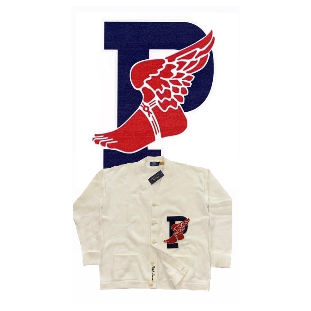 Polo Ralph Lauren P-Wing Cream Cardigan